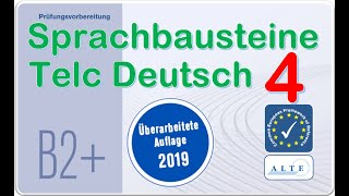 Modelltest 4 B2BERUF Sprachbausteine Deutsch Telc 17072022 [upl. by Kiehl889]