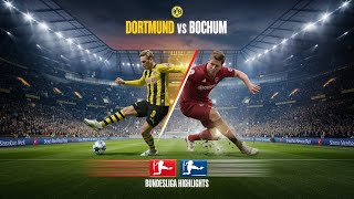 Dortmund vs Bochum  Bundesliga Battle  Full Match Highlights amp Goals [upl. by Estrellita]