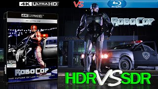 RoboCop 1987 HDR ANALYSIS 4K UHD Blu Ray vs 1080p BD SDR 100nits TRUEDIFFERENCE WATCHINHDR [upl. by Faust]