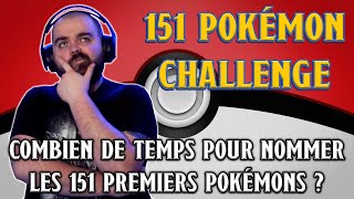 151 POKÉMON CHALLENGE  Combien de temps pour nommer tous les Pokémon de 1G [upl. by Eutnoj]