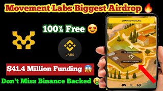 Movement Labs Testnet Airdrop Full Guide New Testnet Airdrop🔥🚀  Movement labs free airdrop 🤑 [upl. by Mairim]