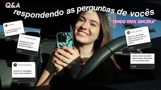 respondendo perguntas sendo 1000 sincera  qampa  chit chat 💌💫 [upl. by Waldemar]