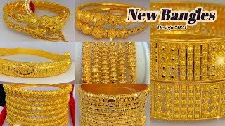 Gold Bangles Design 2024  Latest Gold Bangles Design 2024  Daily Use Gold Bangles Design 2024 [upl. by Neal]