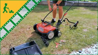 Come montare Arieggiatore elettrico a lame e molle GeoTech SC 1850 E motore 1800 W – video montaggio [upl. by Ahsienaj]