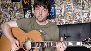 Gerry Cinnamon diamonds in the mud guitar lesson [upl. by Alle]