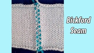 Alternative to Mattress Stitch  The Bickford Seam [upl. by Nhtanhoj203]