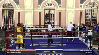 Haringey Box Cup QF  Andreas Kokkinos vs Bradie Perkins [upl. by Akeinahs309]