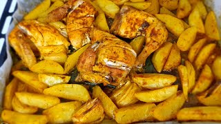 recette de pouletpommes de terre au fourFACILERAPIDE ET TRÈS BON [upl. by Milan]