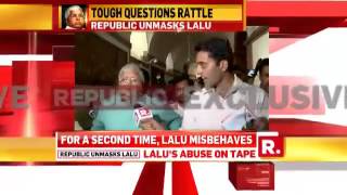 Lalu Yadav to Republic Reporter  quotdedenge 2 mukka to naach k gir jaoge [upl. by Yusem616]