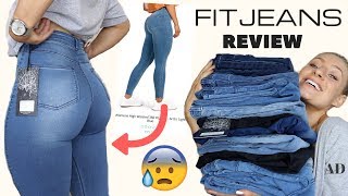 TESTING THE BEST FITTING amp MOST FLATTERING JEANS ARE THEY WORTH IT  FITJEANS HAUL amp REVIEW [upl. by Dalohcin]