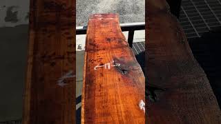 3 Black Acacia thelumberbaron realgoodwood salvaged reclaimed liveedge lumber tabletops [upl. by Eicam]