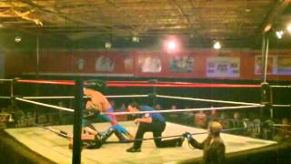 NWA Top of Texas Wrestling The Cancun Kid VS Ryan Justice 12713 [upl. by Strenta]