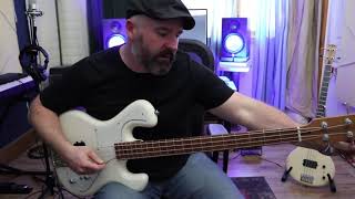 BadFish Bass Demo with MJS Custom Humbucker [upl. by Stillman998]