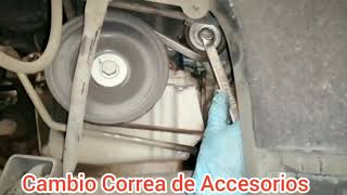 Cambio Correa de Accesorios Renault Sandero [upl. by Amund791]