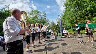 Clausthaler Berghornisten Darf es wirklich liebe sein  Schützenfest in Herzberg 2023 [upl. by Alyahs252]