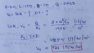 Sedimentation tank design problems  sedimentation tank problems [upl. by Nnairam446]