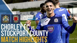 Chorley FC Vs Stockport County  Match Highlights  17042018 [upl. by Assenad]