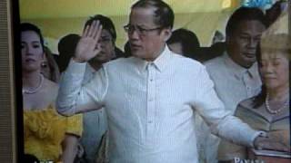 BenignoNoynoy Aquino III Inauguration June 302010 [upl. by Fortunia]