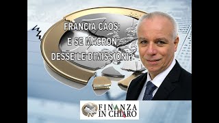 FRANCIA CAOS E SE MACRON DESSE LE DIMISSIONI [upl. by Notecnirp]