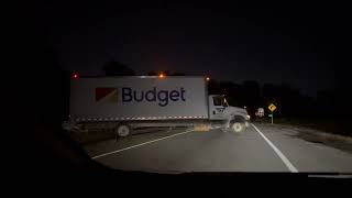 Budget truck blocking traffic [upl. by Marietta]