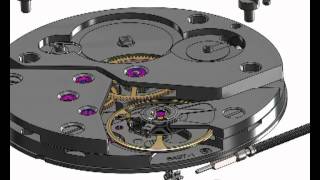 ETA 64971 Watch Movement disassembly [upl. by Nylauqcaj356]