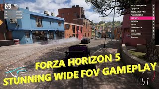 FORZA HORIZON 5 STUNNING WIDE FOV ONLINE MULTIPLAYER GAMEPLAY ULTRA SETTINGS [upl. by Joselyn]