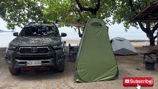 EP12 Car CampingBeach CampingTyphoon Kristine [upl. by Nial]