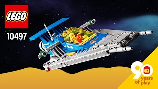 LEGO® Icons  LL 924 Space Transporter from Galaxy Explorer 10497 Building Instructions  TBB [upl. by Hunsinger]