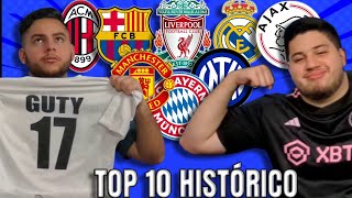 RANKING DE LOS 10 MEJORES CLUBES EN LA HISTORIA DEL FUTBOL [upl. by Wescott]