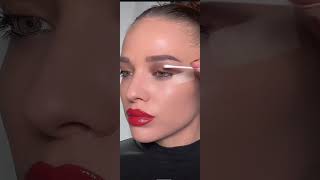 Look sencillo y elegante viral fyp tutorial makeup beauty eyemakeup cotton hacks glitter [upl. by Marolda972]