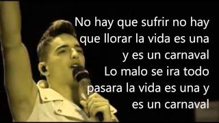 Maluma La Vida Es Un Carnaval Letra Oficial LIKE [upl. by Eitsyrc]