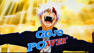 GOJO POWER EDIT XB47ANIME GOJO animeedit [upl. by Reinert991]