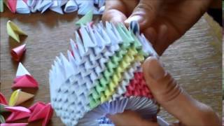 Tutoriel  Comment créer un cygne origami 3d [upl. by Uhej]