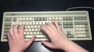 RT 101 Typing Demo Alps SKCM White Pine [upl. by Zulaledairam]