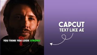 fade in fade out text animation  capcut tutorial [upl. by Horbal981]