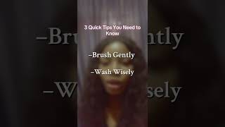 Wig Maintenance Tips wigcare wig wigmaintenance [upl. by Durstin]