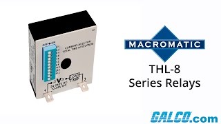 Macromatics THL8 Series Timing Relays [upl. by Mehta]