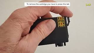 How to Replace Ink Cartridges 603 603XL EPSON WF2840 etc [upl. by Ssitnerp]