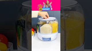 Wow 😲 Rice Dispenser For Kitchen shorts Kitchen gadgets [upl. by Eisnyl]