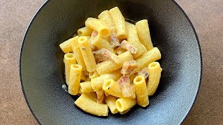 Les pâtes Carbonara sans crème de Cyril [upl. by Atnwahsal]