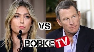 Maria Sharapova VS Lance Armstrong  Drug admissions [upl. by Hafital242]