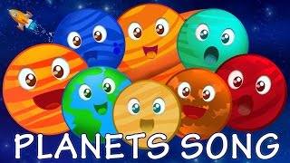 Planet Song  Nursery Rhyme Videos For Kids Children Babies And Toddlers [upl. by Carrew]