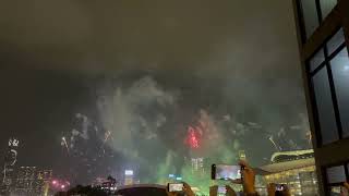 Fireworks At China Hong Kong 中國香港煙花匯演 2024 October 1 [upl. by Etnovaj]