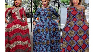 modele robe en pagne africain 2024 [upl. by Suirradal]