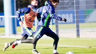 FC Schalke 04 Training 04122016 [upl. by Aitnahs]