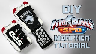 HOW TO MAKE A POWER RANGERS SPD MORPHER TUTORIAL  DIY [upl. by Yanat]