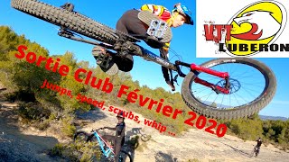 VTT Luberon à Murs Février 2020 [upl. by Hanikas]