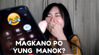 PRANK CALLING MY FRIENDS USING RUFFA MAES VOICE HAHAHA [upl. by Sitruk273]