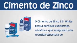 Comercial Cimento de Zinco SS White [upl. by Eloise]