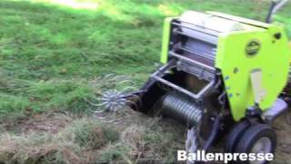 agria 5900 Taifun Ballenpresse Baler Mountainpress [upl. by Kippy459]